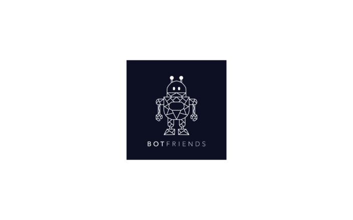 BOTfriends Logo schwarz weiß